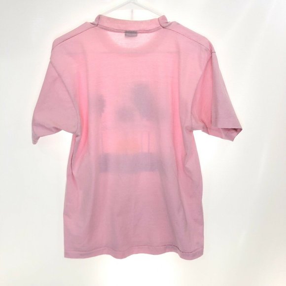 REHOBOTH BEACH T-shirt M Pink Vintage Screen Stars - Picture 3 of 4